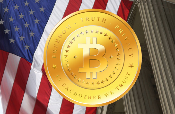 USA Bitcoin Logo