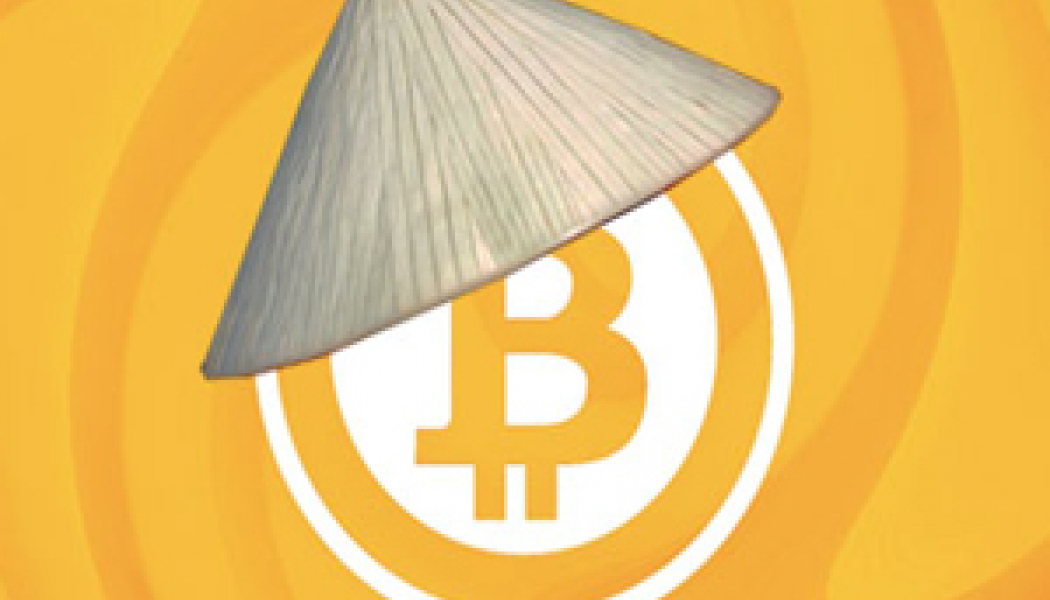 Bitcoin Logo With Vietnamese Hat